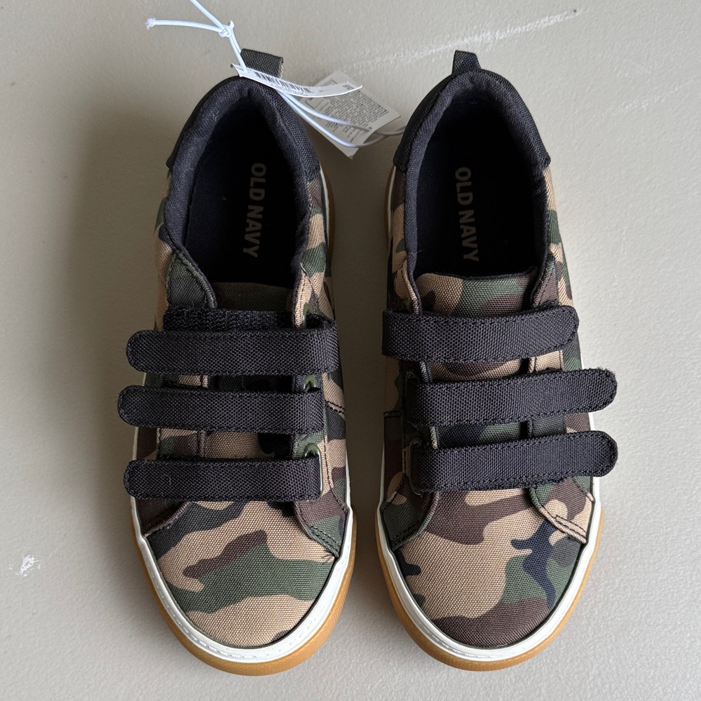 Old Navy Kids Green and Brown Sneakers